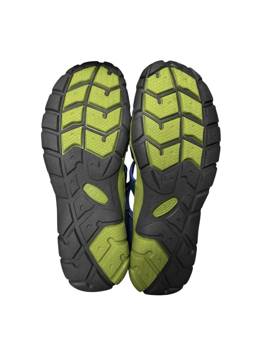 🌻Like New KEEN Seacamp II CNX Water Sandals Blue/Green Big Kid Size 7